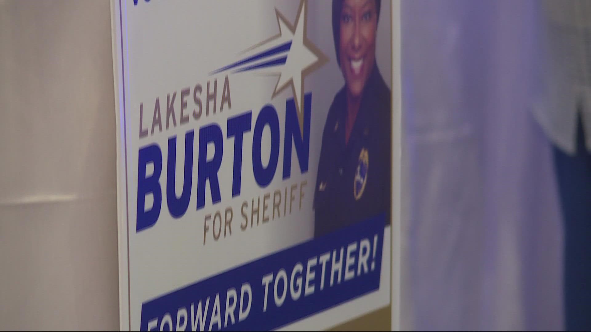 Jacksonville Sheriff Pat Ivey has issued a statement on why he told sheriff candidate Lakesha Burton she could not wear the uniform in her advertisements.