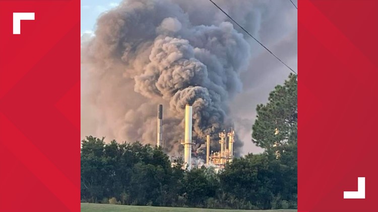 Explosions, massive fire at Symrise Plant in Brunswick, firefighter injured