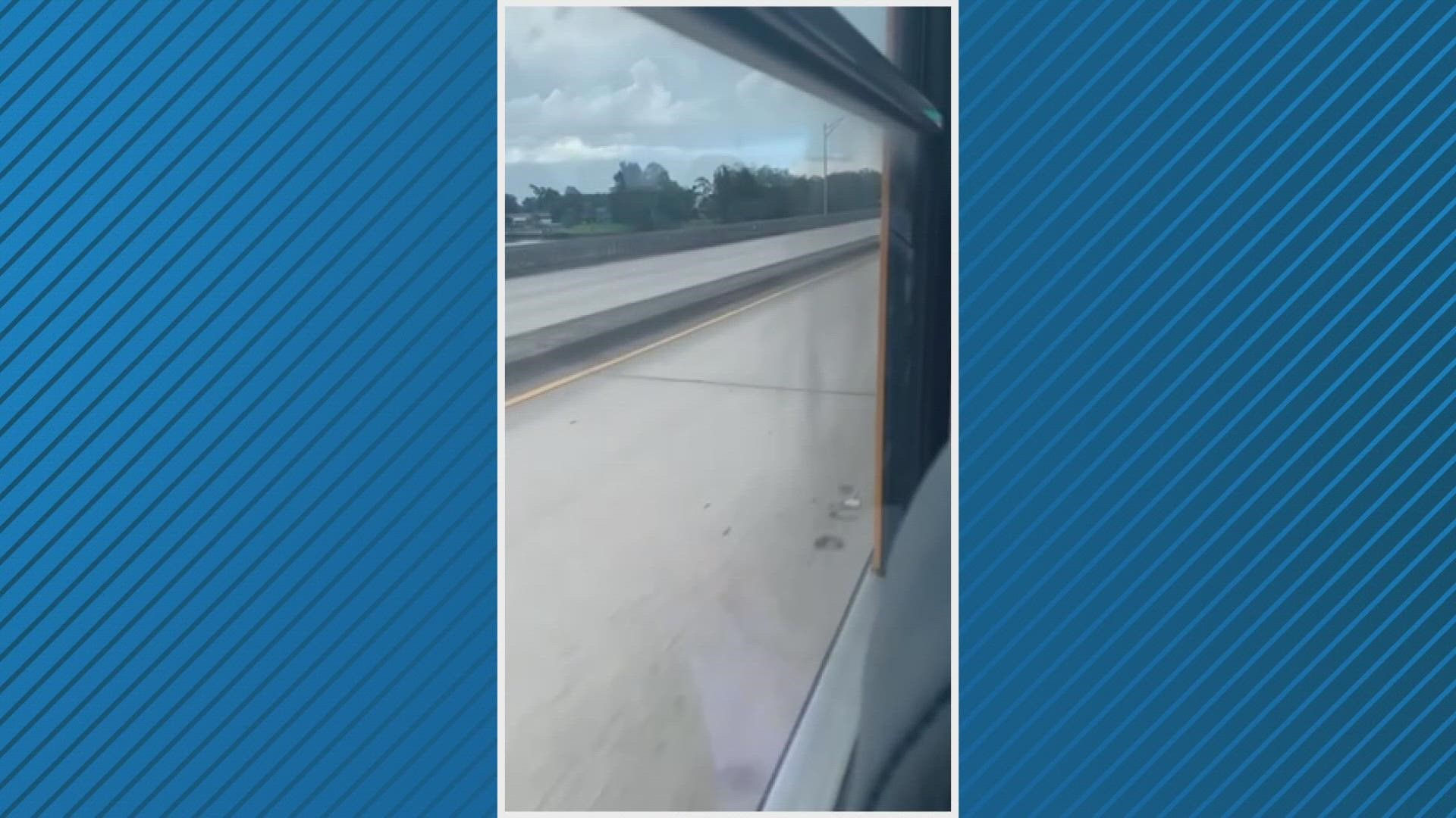 Wheel falls off Duval County school bus