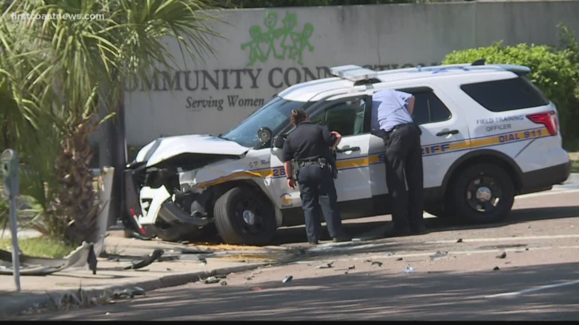 The crash was reported in the 400 block of Duval Street, JSO said.