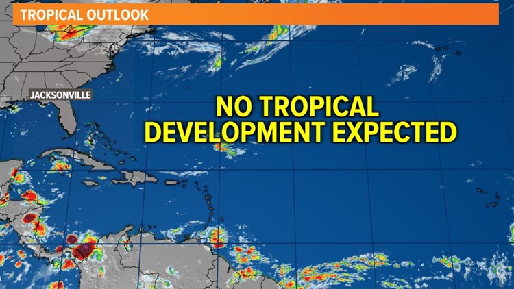 TROPICS: No new tropical development expected across the Atlantic for now