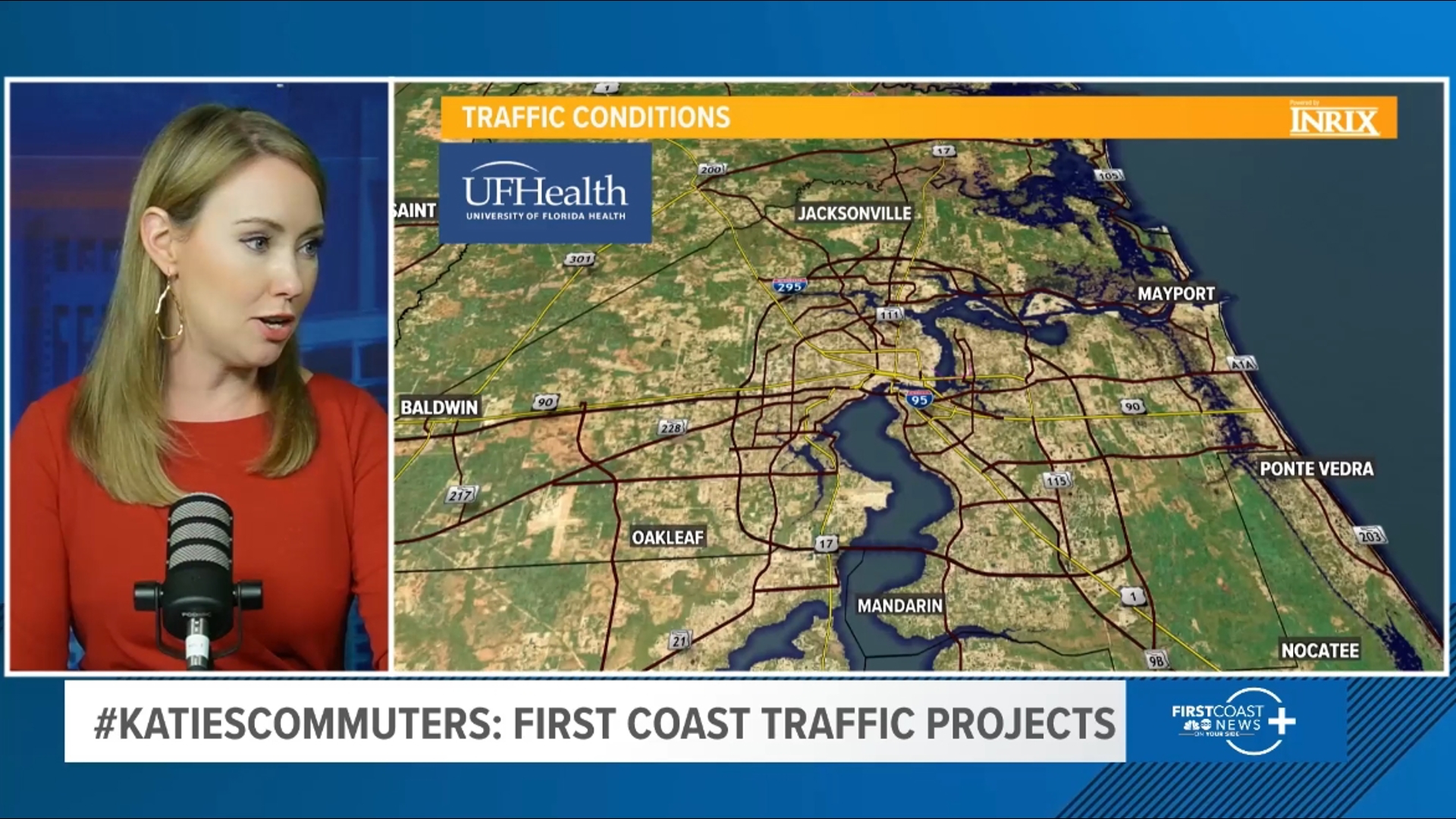 Katie Jeffries takes a look at traffic projects going in Jacksonville and the surrounding areas, as well as a look ahead at Thanksgiving holiday travel.