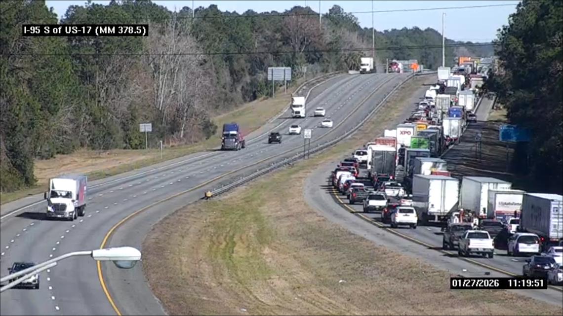 Passenger seriously injured after exiting Ford on I-95 near Florida-Georgia line