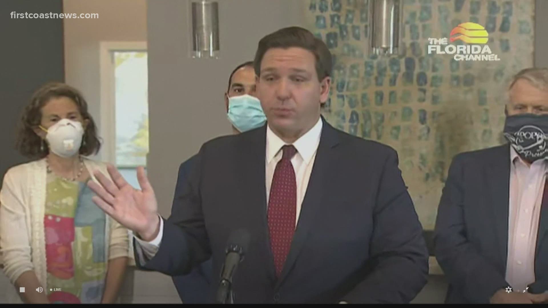 "... The number of tests being conducted are unlike anything we thought we would be able to accomplish,” DeSantis said.