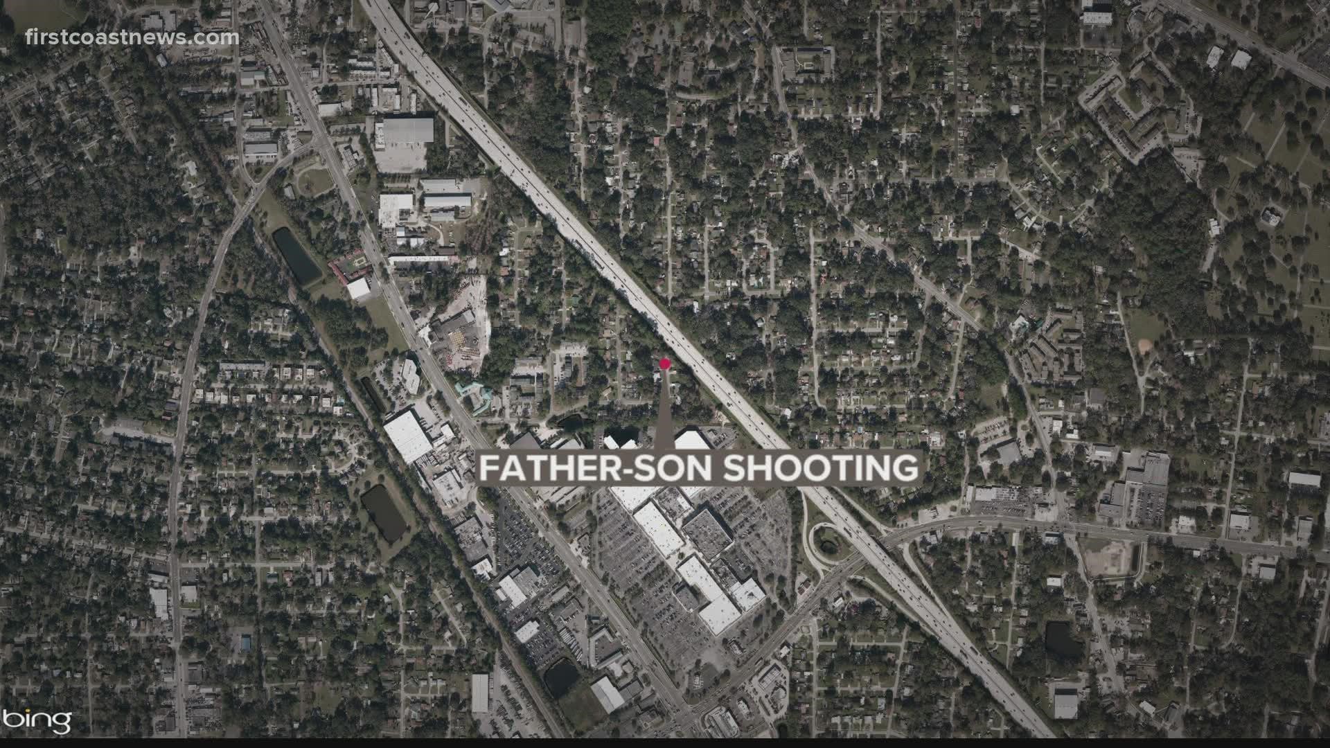 First responders took the father to the hospital for treatment. Meanwhile, police took the son into custody, police said.