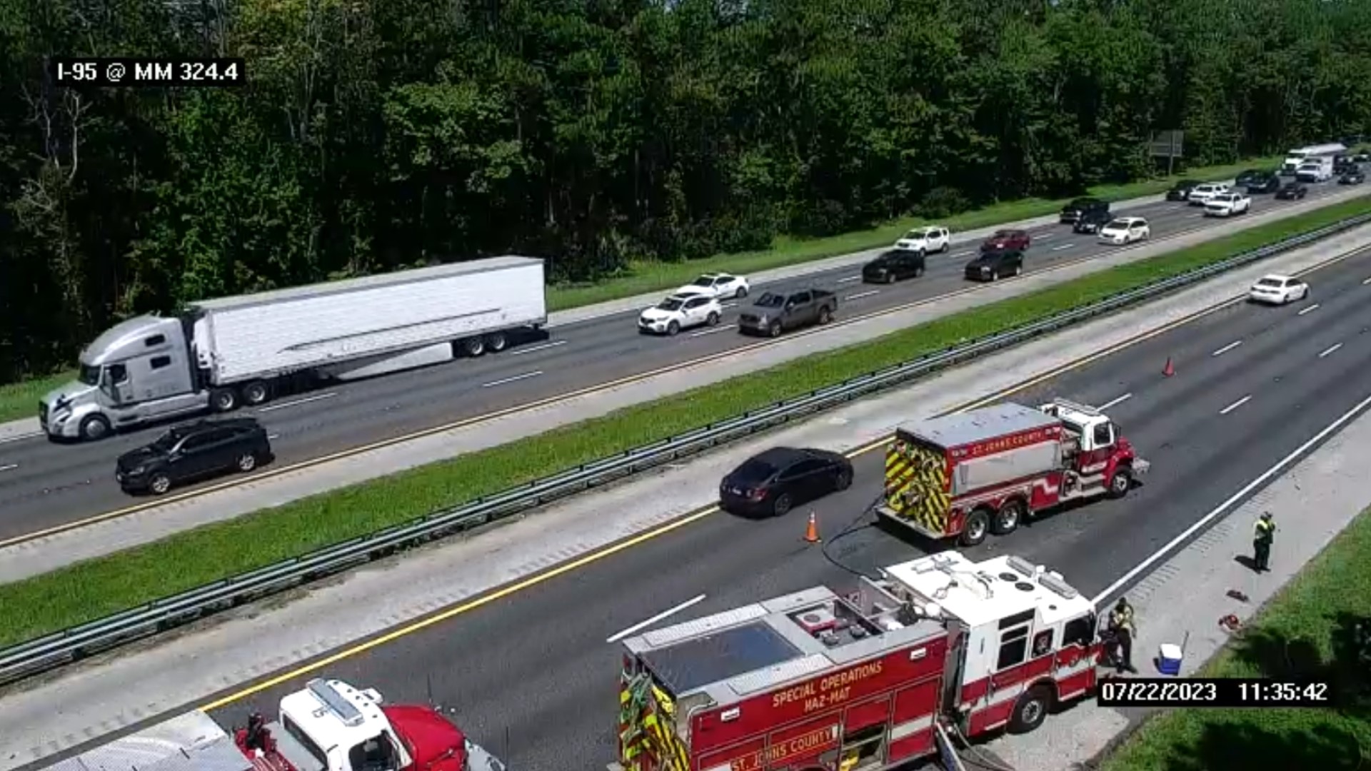 I-95 Northbound near International Golf Parkway reopened ...