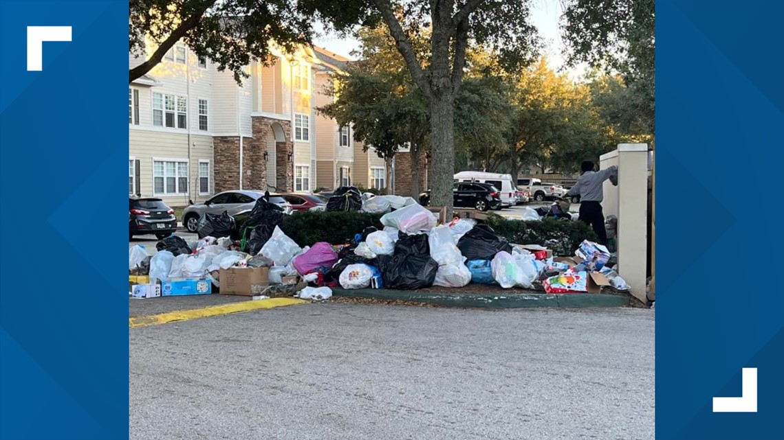 Residents concerned over trash pileup in Arlington apartments