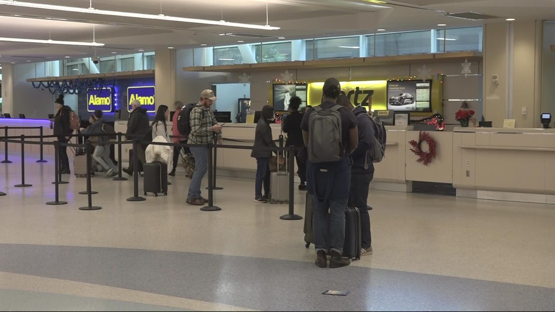 JAX airport flights delayed, canceled due to weather down south