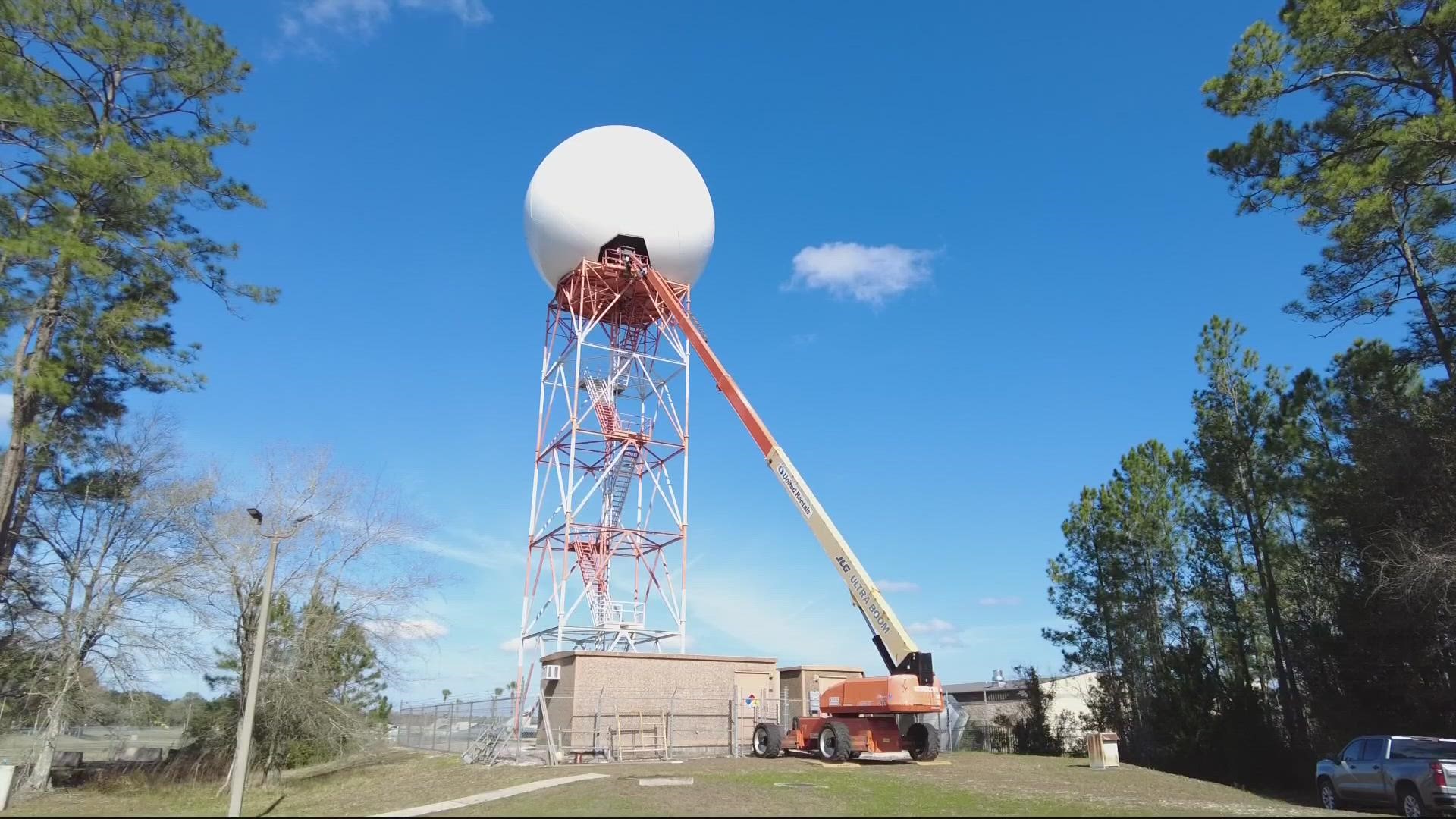 Other Doppler radars are available for use across the state.