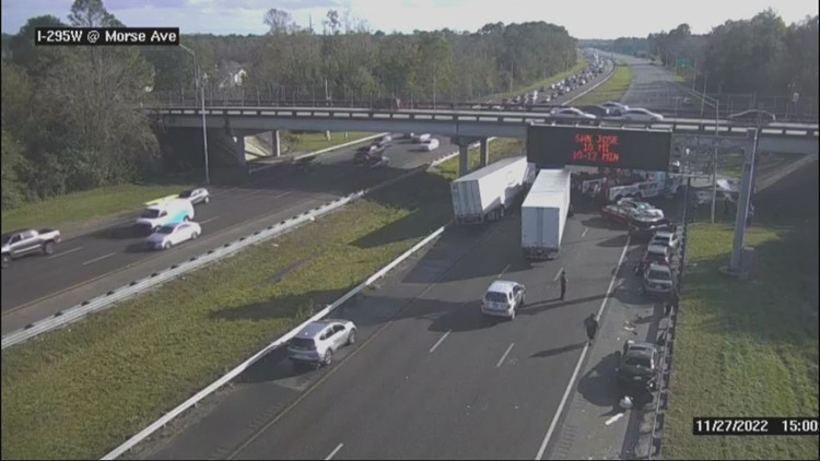 20 cars involved in accident on I-295 South, FHP said