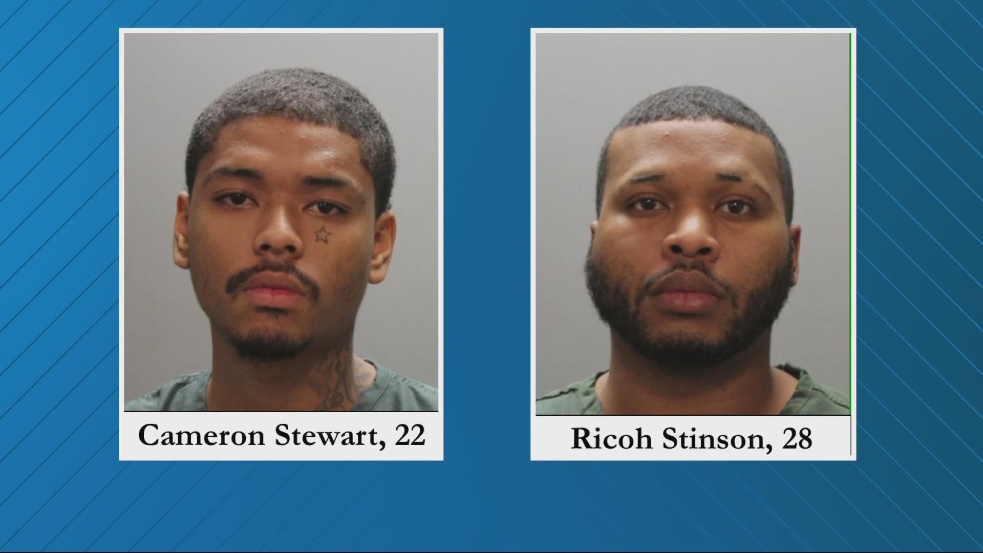 Two men accused in a Jacksonville murder were found in New Orleans, according to the Jacksonville Sheriff's Office.
