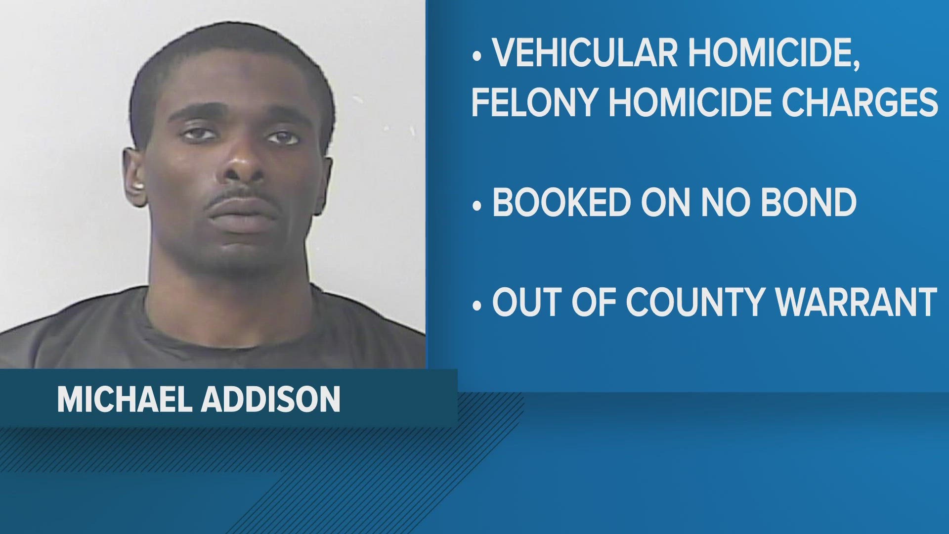 Michael Addison, 30, was booked into St. Lucie County Jail on Friday night and is being held without bond.