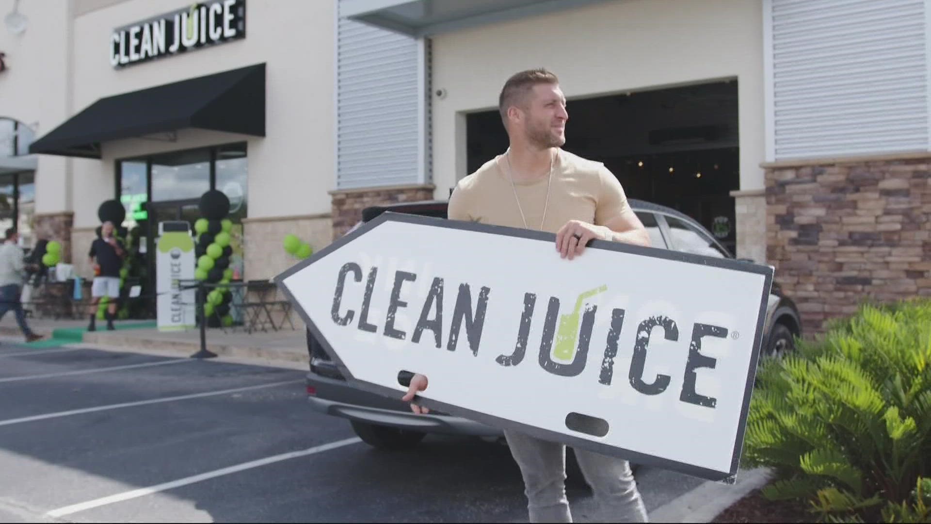 The First Coast's very own, Tim Tebow has partnered with Clean Juice to bring his first co-owned store to St. John's Town Center.