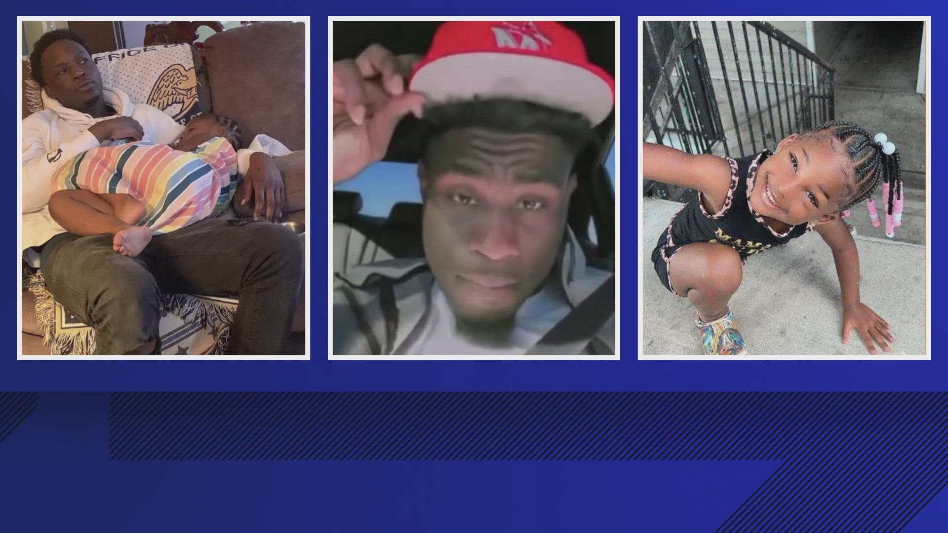 Kae'Lynn Matthews, 3, Keonte Johnson, 24, and Jaquann Mitchell, 23, were shot and killed at the JTB Apartments in September 2023.