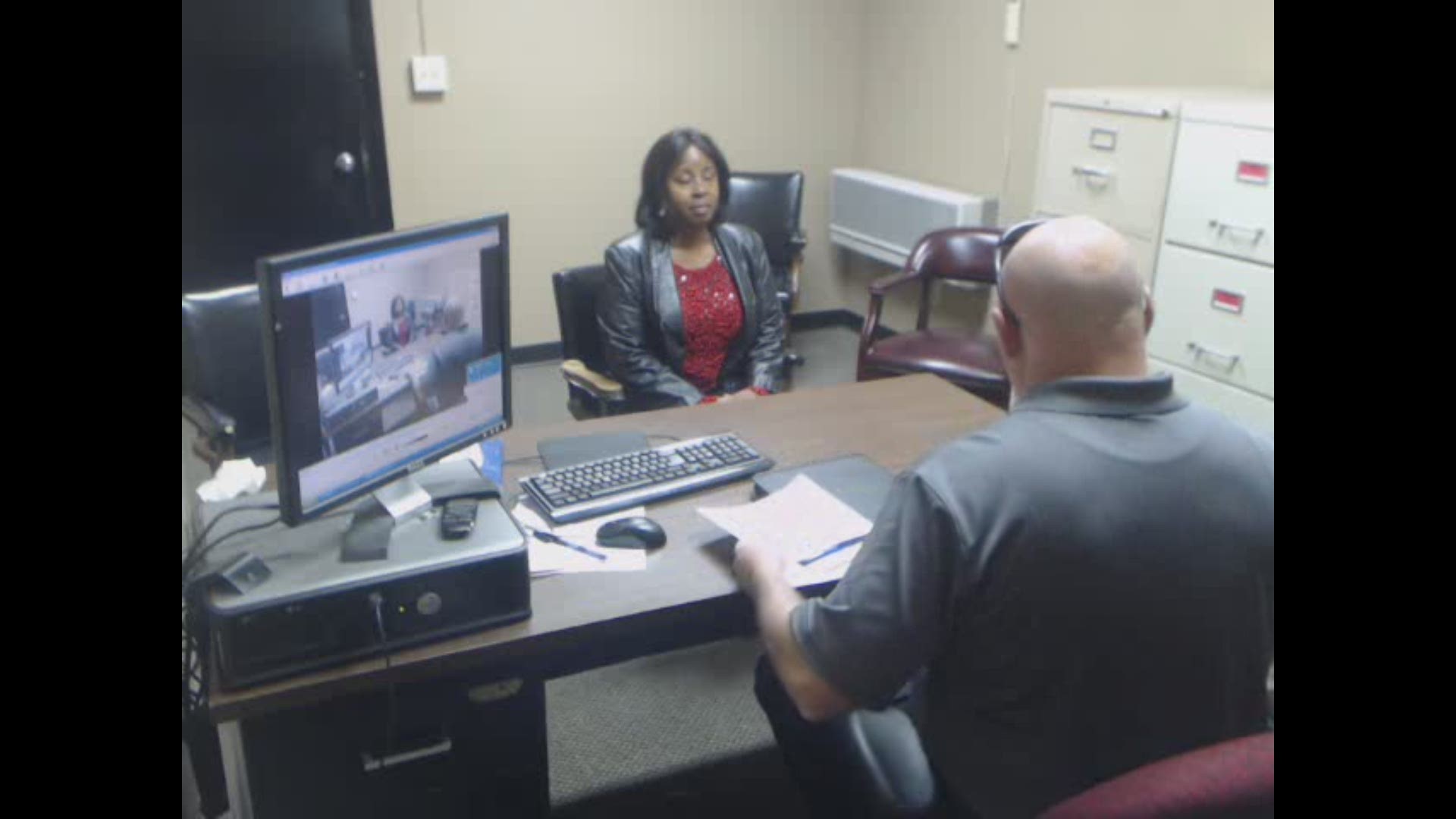 In this video released Wednesday, Gloria Williams is being interviewed by Jacksonville Sheriff's Office investigators last year for the first time as a suspect in the kidnapping of Kamiyah Mobley, who was kidnapped from a local hospital after she was born
