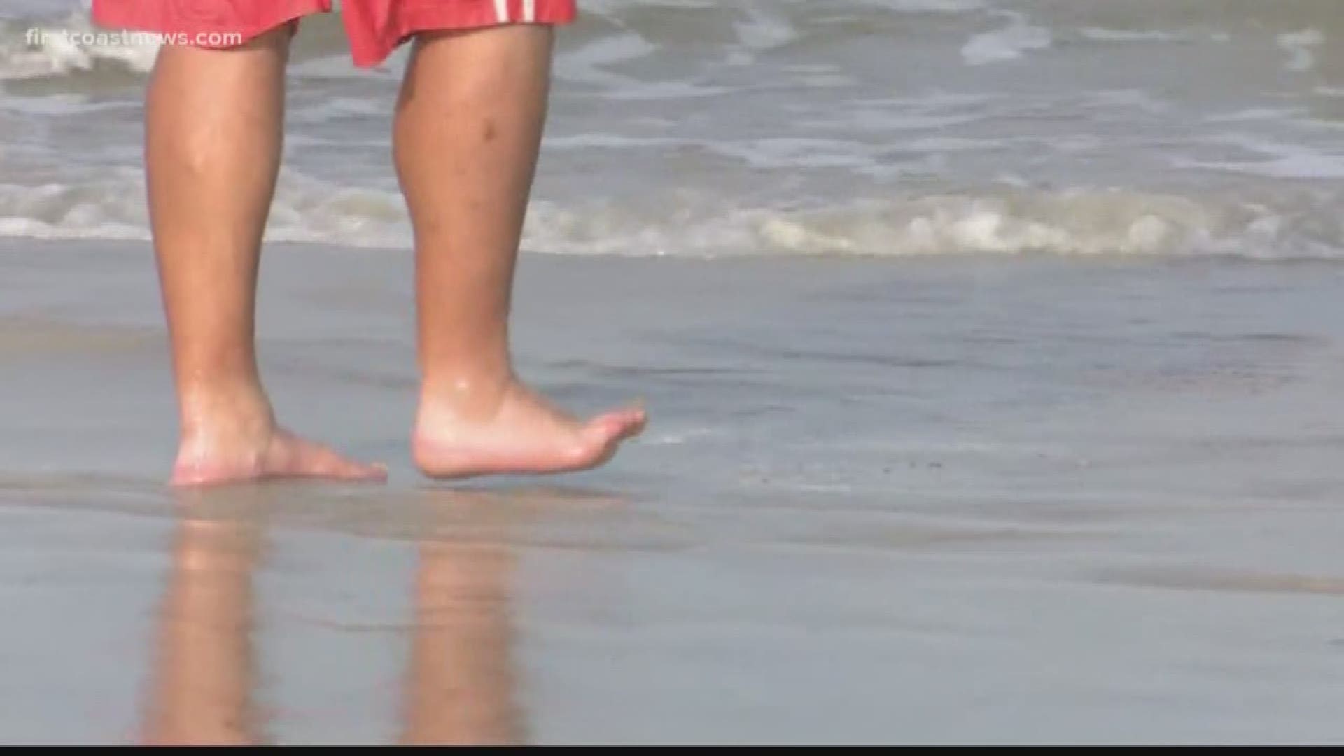 Two people, a 17-year-old boy and a 30-year-old man, were bitten by sharks in Fernandina Beach Friday afternoon.  