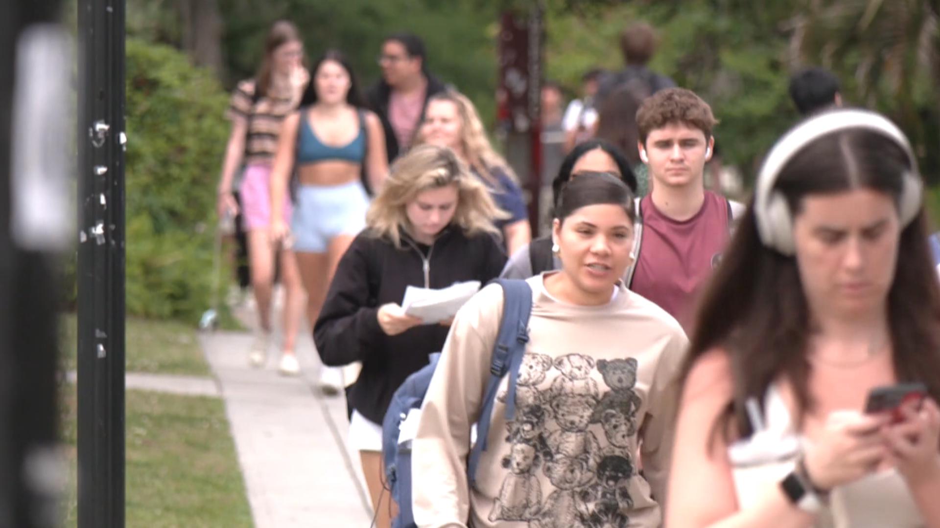 Jacksonville college students and a local attorney raised concerns over discrimination and impacts on universities, if Trump administration revokes student visas. 
