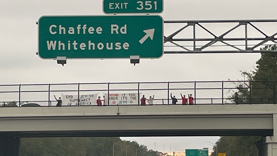 Antisemitic Messages Projected on Side of TIAA Bank Stadium