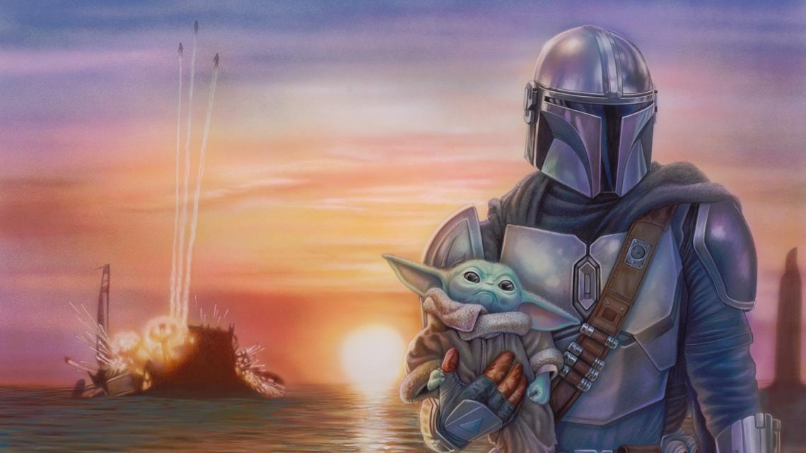 Baby Yoda, Mandolorian, Spider-Man, Mickey Mouse art exhibit - Vimarsana News