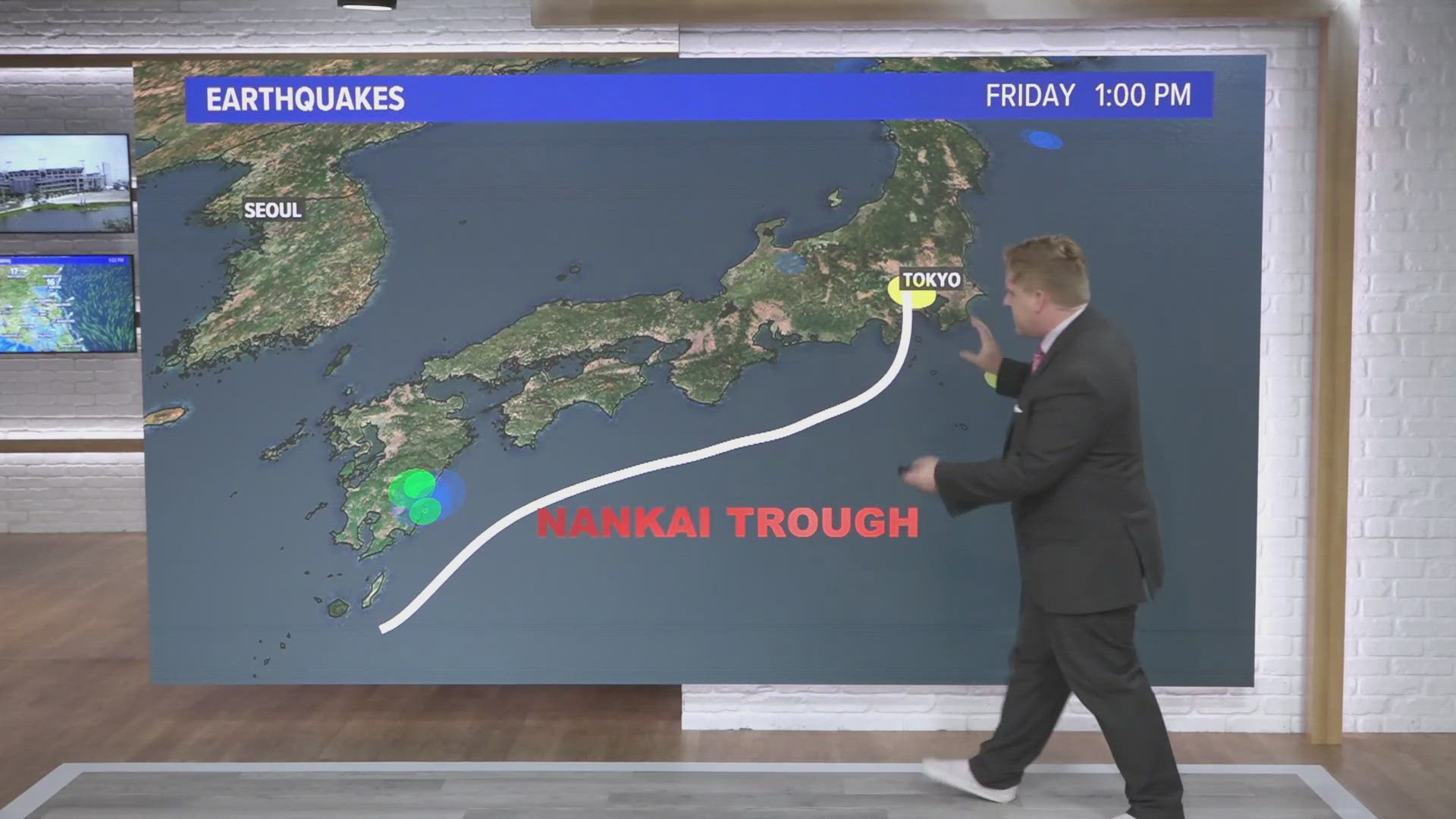 The Japan Meteorological Agency has issued a "Mega Quake" advisory, warning that there is a heightened risk of an earthquake reaching a magnitude of 8 or 9.