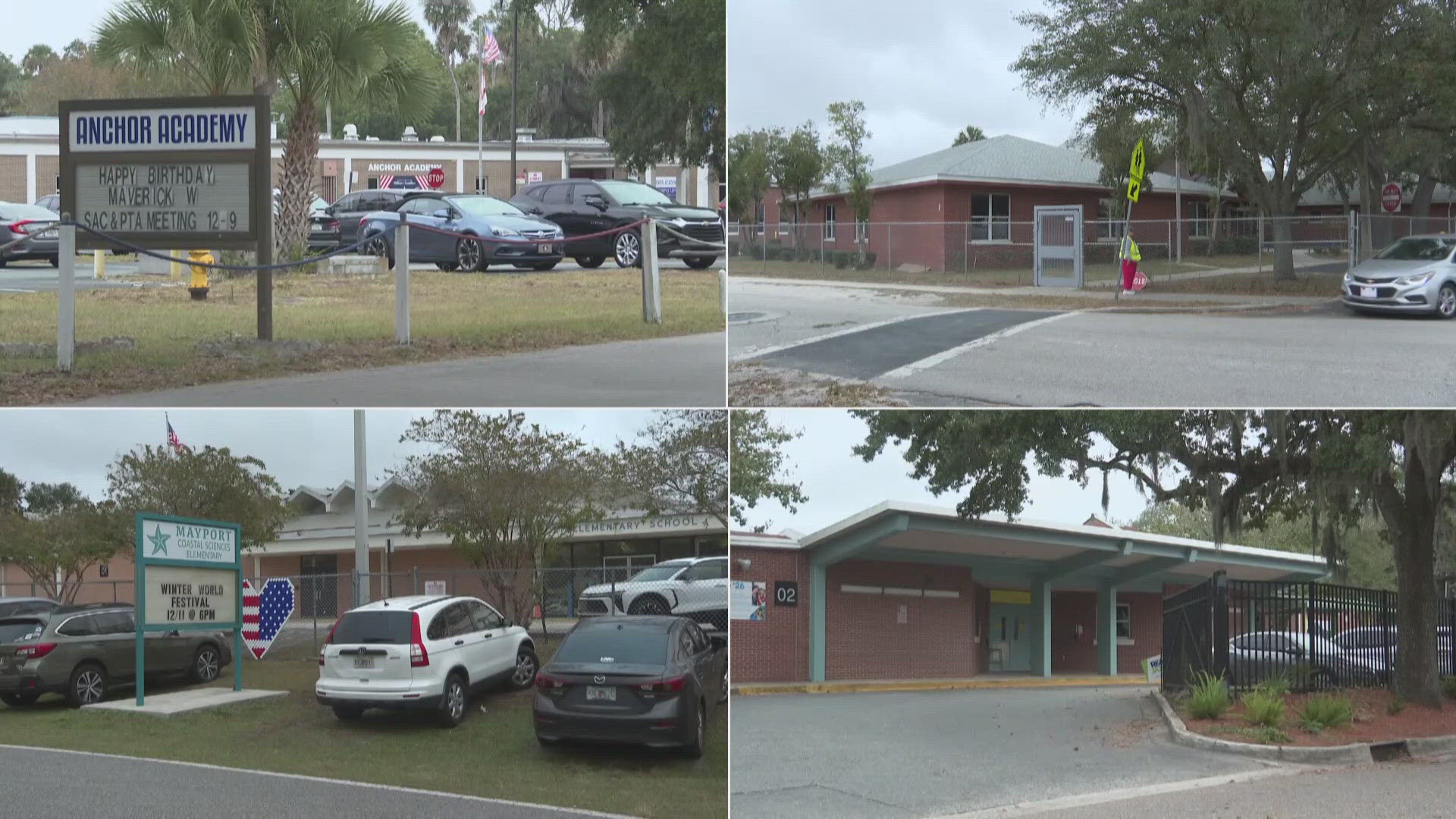 The consolidations of Anchor Academy and Mayport Elementary, as well as Long Branch and R.L. Brown, won't happen in the upcoming school year.