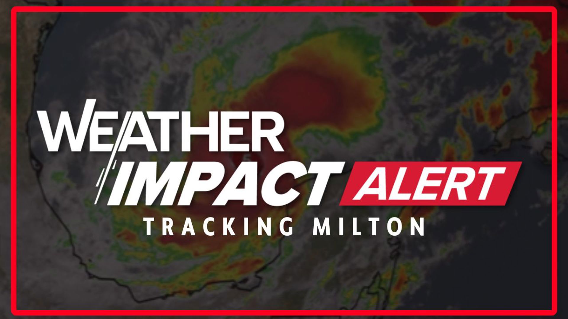 Milton's impacts on the First Coast will arrive Wednesday, with the worst of the weather being Wednesday evening to Thursday morning.