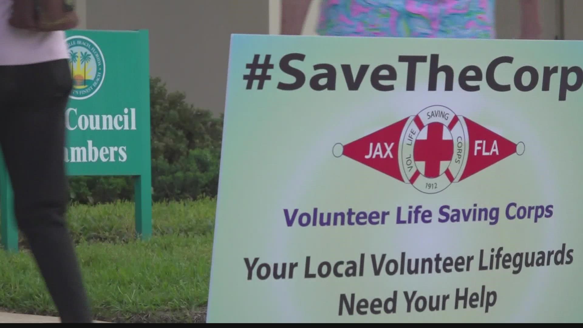 Citizens say they got enough signatures on a petition to ask the city council to put the future of the American Red Cross Volunteer Life Savings Corps on the ballot.