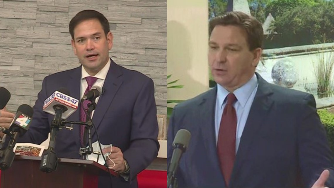 Sen. Rubio, Gov. DeSantis Hold News Conferences In Jacksonville ...