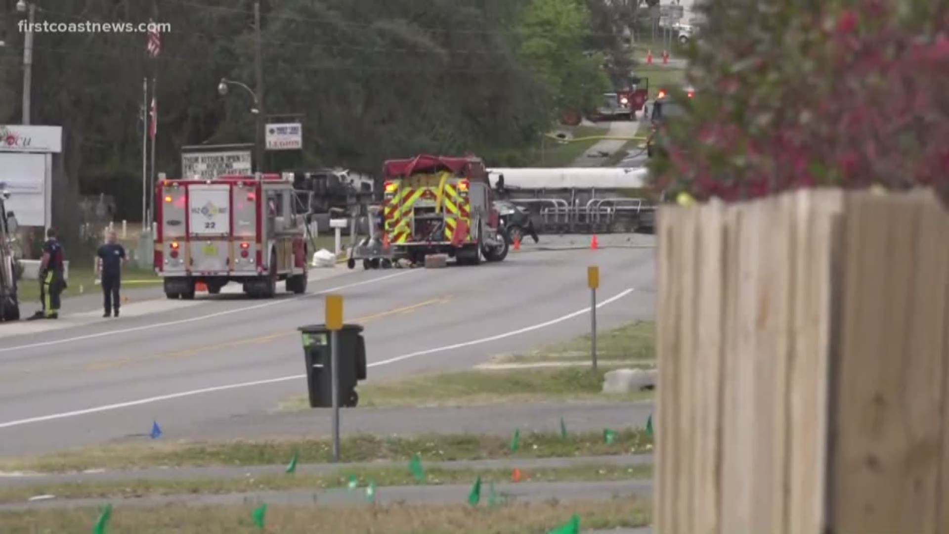 Florida fuel tanker overturns, leading to day care evacuation ...