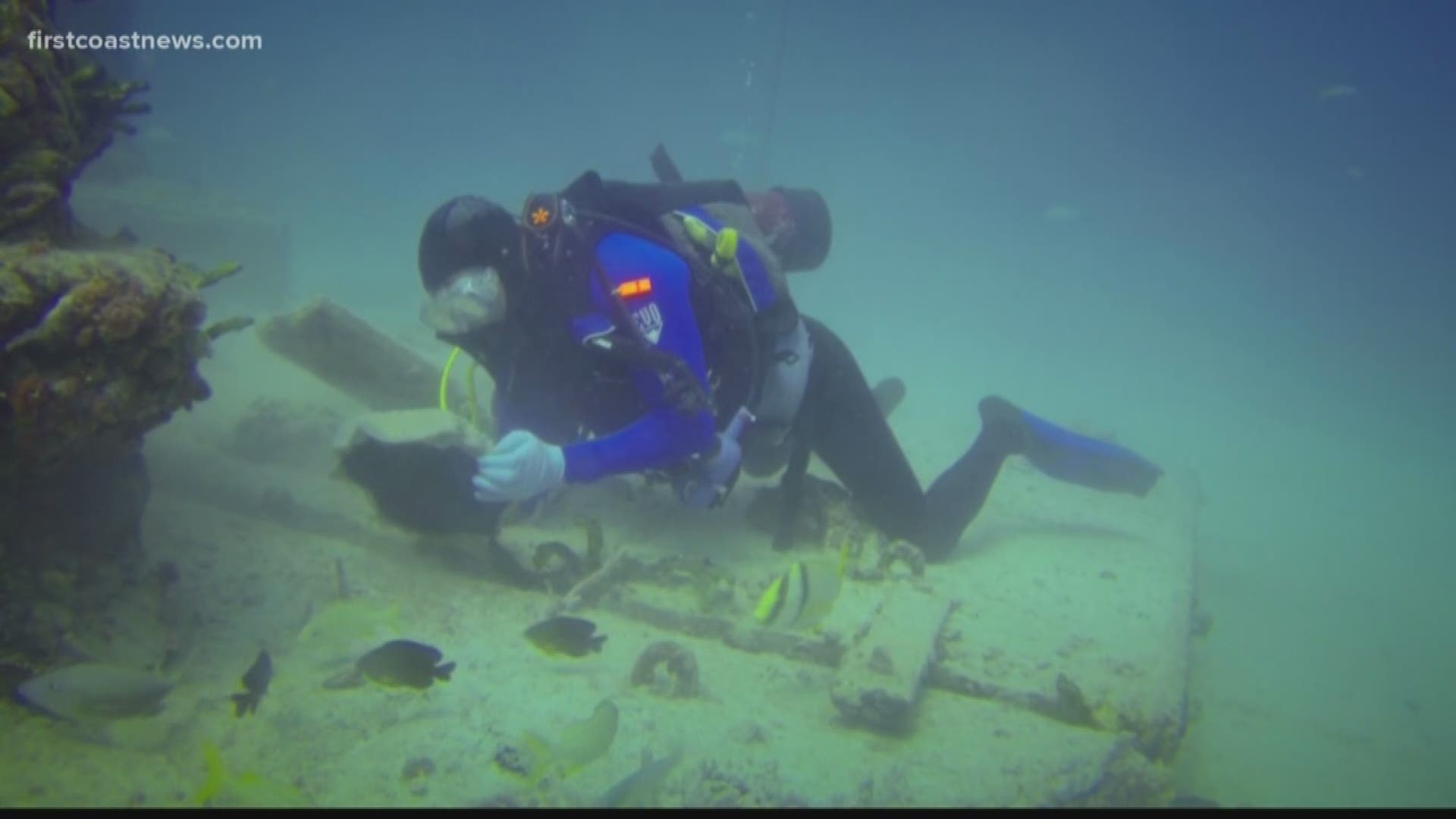 Called "the only underwater cemetery in the world," the Neptune Memorial Reef off Florida's coast is the place a local Navy veteran chose for his remains.