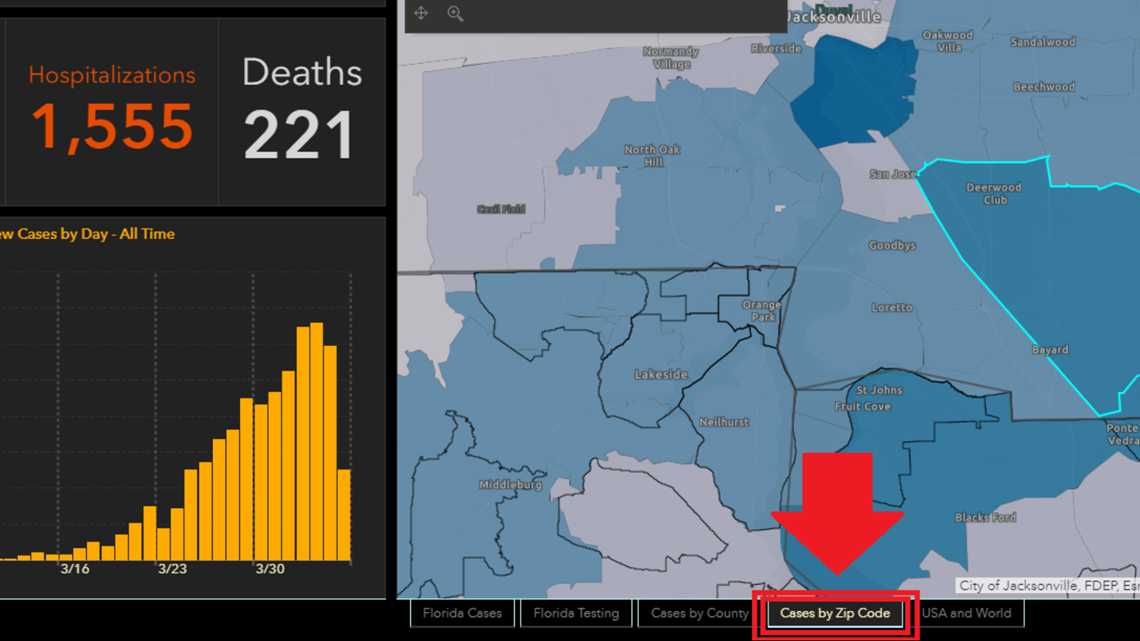 How To Track Florida Coronavirus Cases By Zip Code Firstcoastnews Com
