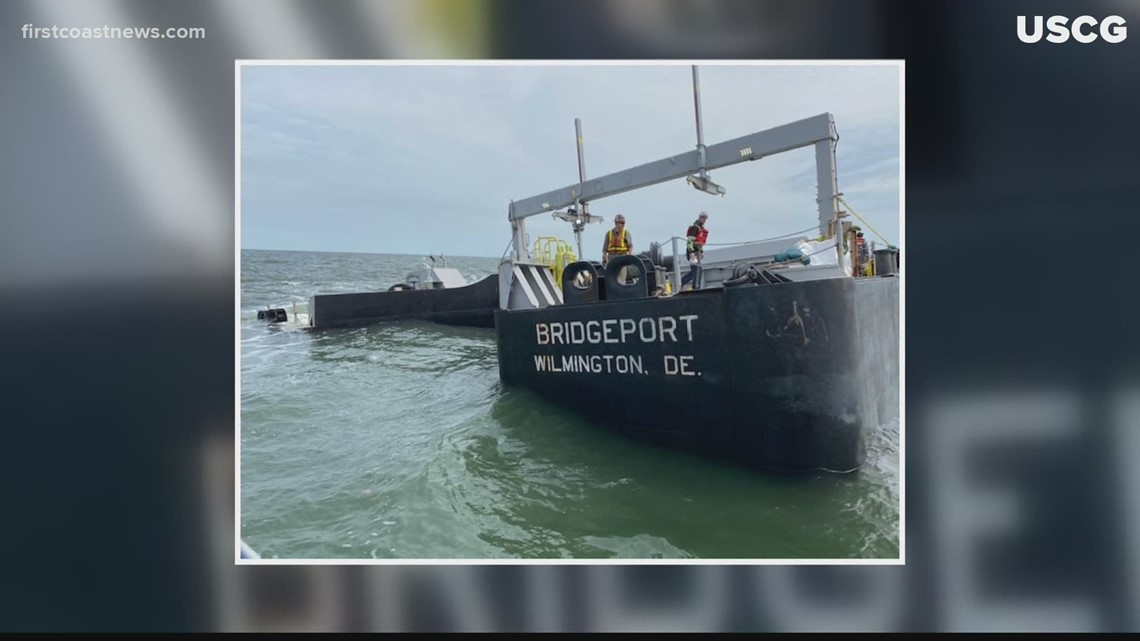 Crews working to get Bridgeport barge back floating - Vimarsana News