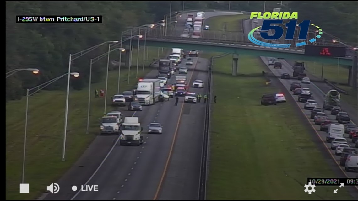 I295 southbound block in Jacksonville