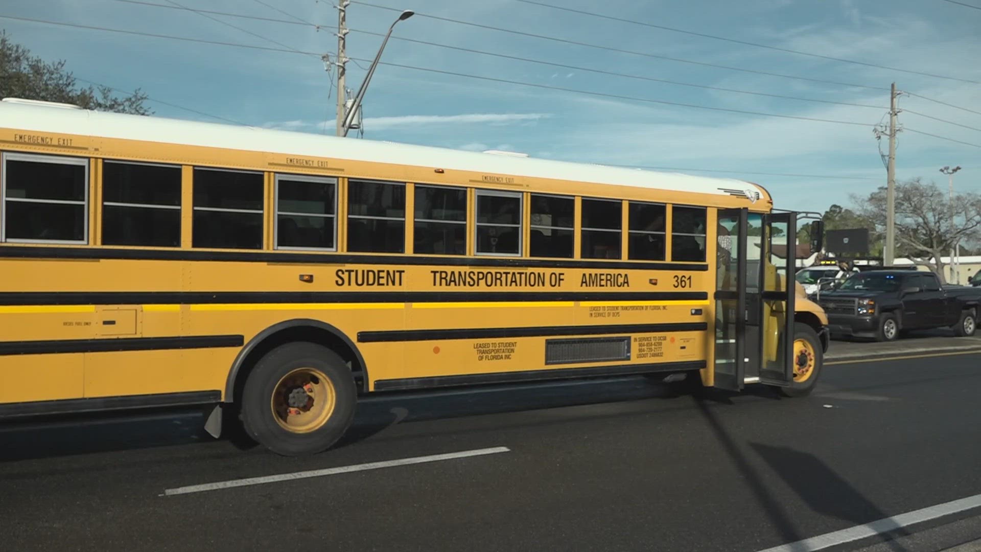 A 60-year-old man is dead after he was hit by a school bus in the Mayport area of Jacksonville Friday morning, according to the Jacksonville Sheriff's Office.