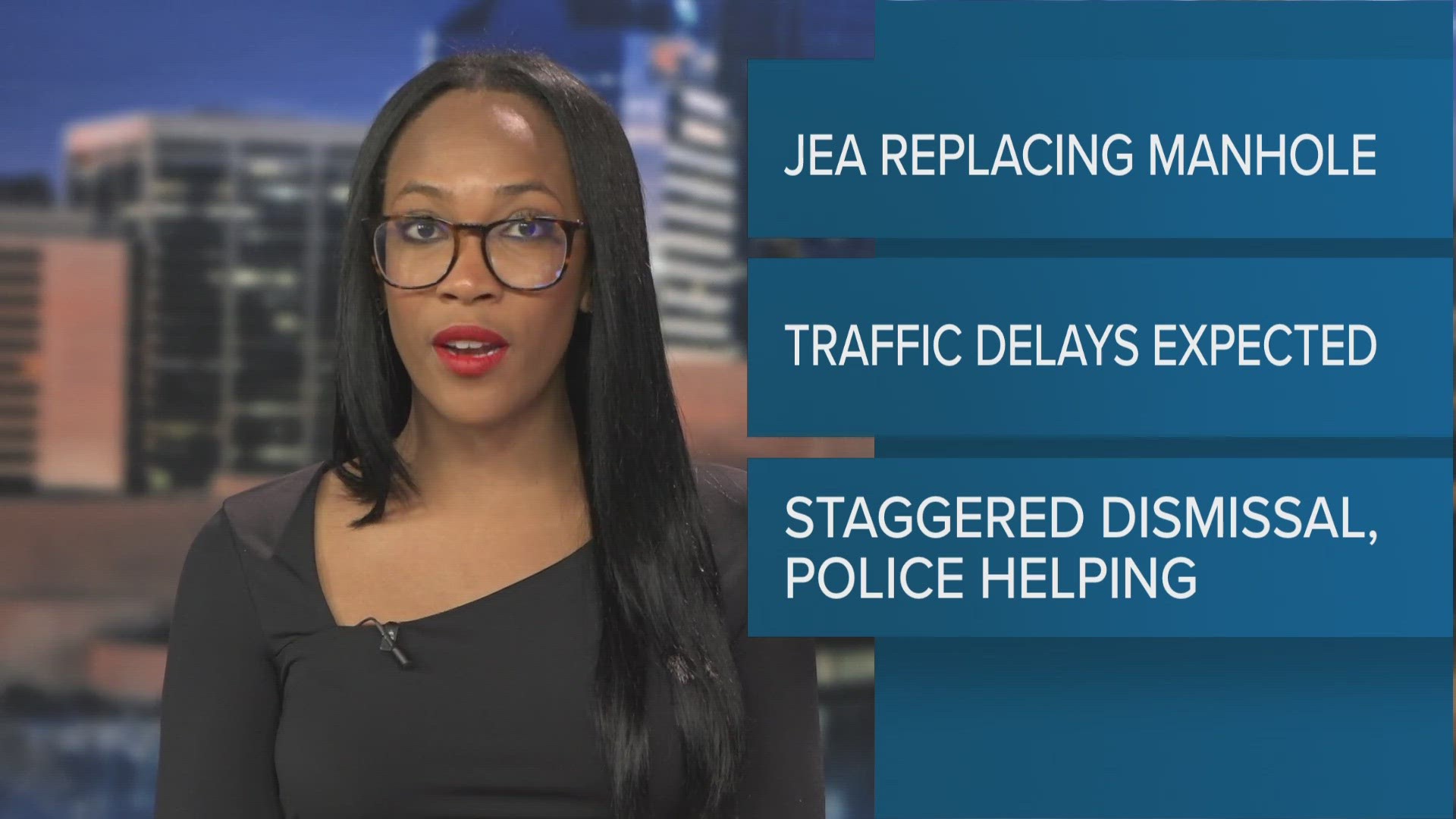 JEA crews will have an area off of Abess Boulevard shut down for repairs.