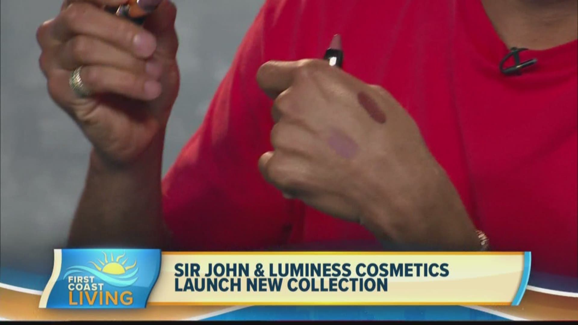 Celebrity make up artist Sir John teams up with Luminess Cosmetics to launch new 'The Lion King' cosmetic line.