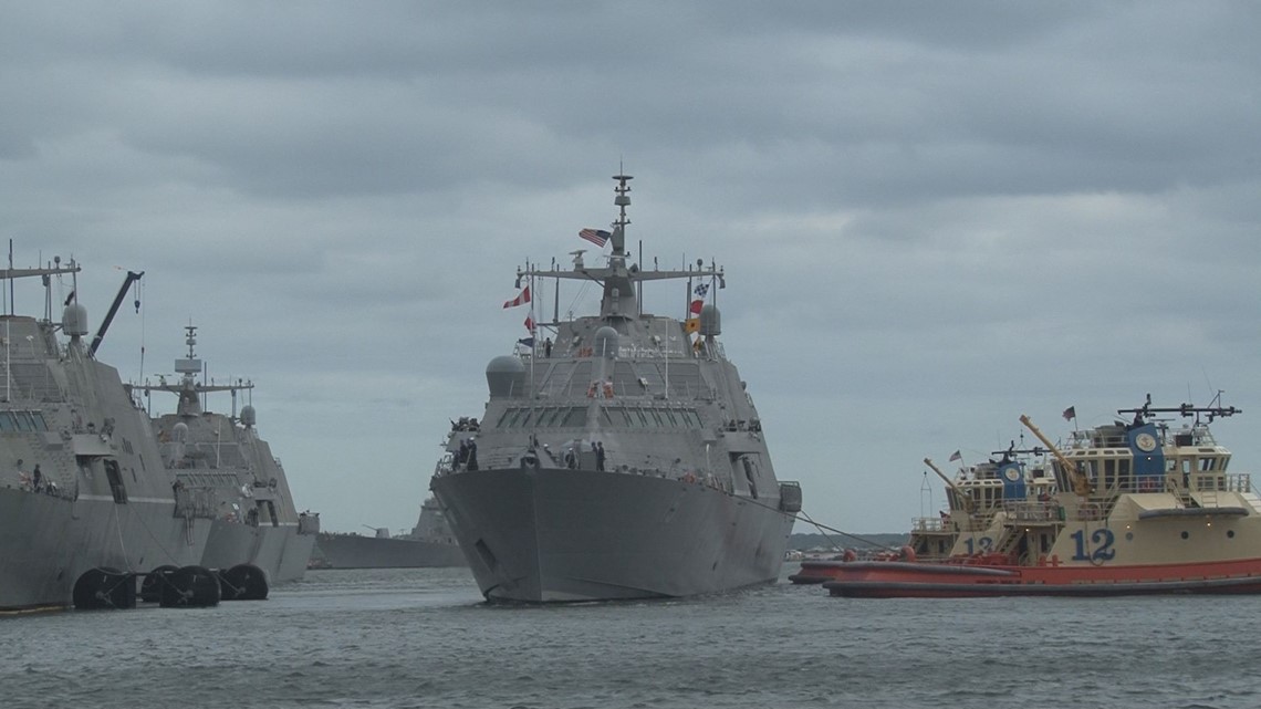 Naval Station Mayport ships ordered to leave ahead of Hurricane Dorian ...