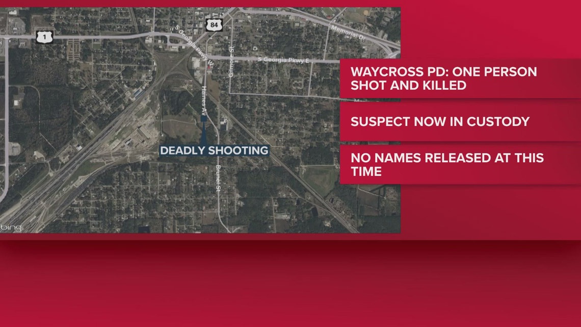 Suspect in custody after man shot, killed in Waycross, police say ...