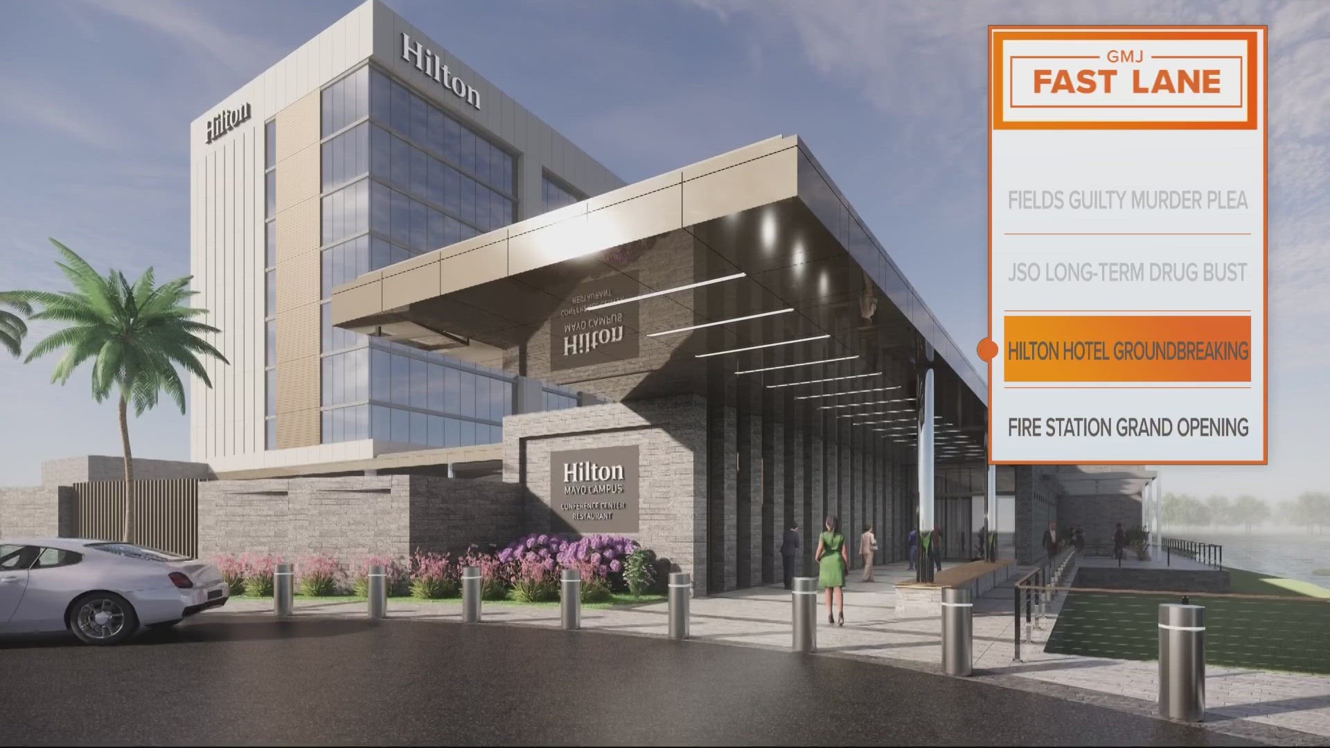 The groundbreaking ceremony for the eight-story hotel will be at 10 a.m. on Wednesday. The hotel will have 252 guest rooms.