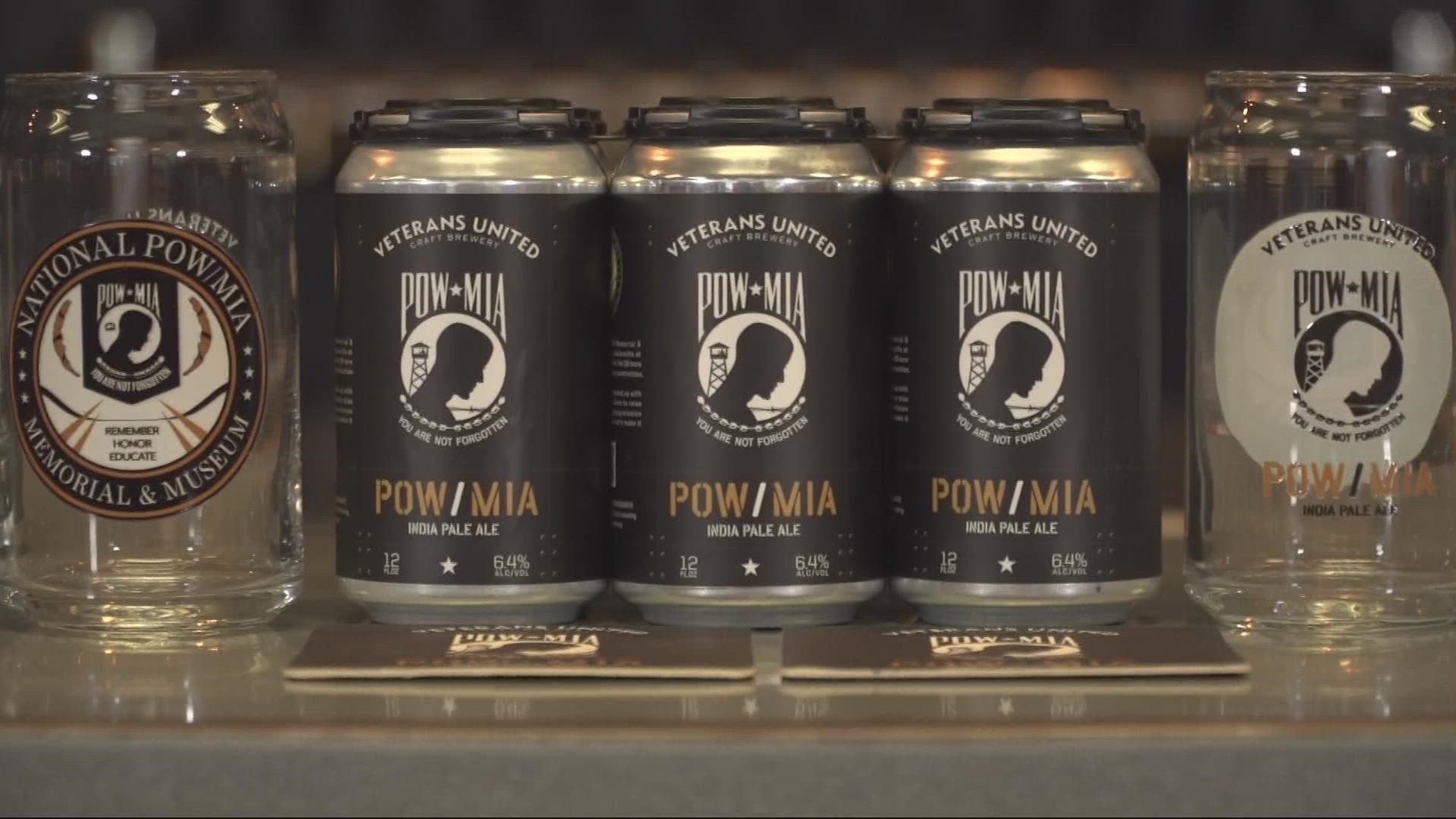 A portion of the beer sales will go to the National POW/MIA Memorial and Museum at former Naval Air Station Cecil Field in Jacksonville.