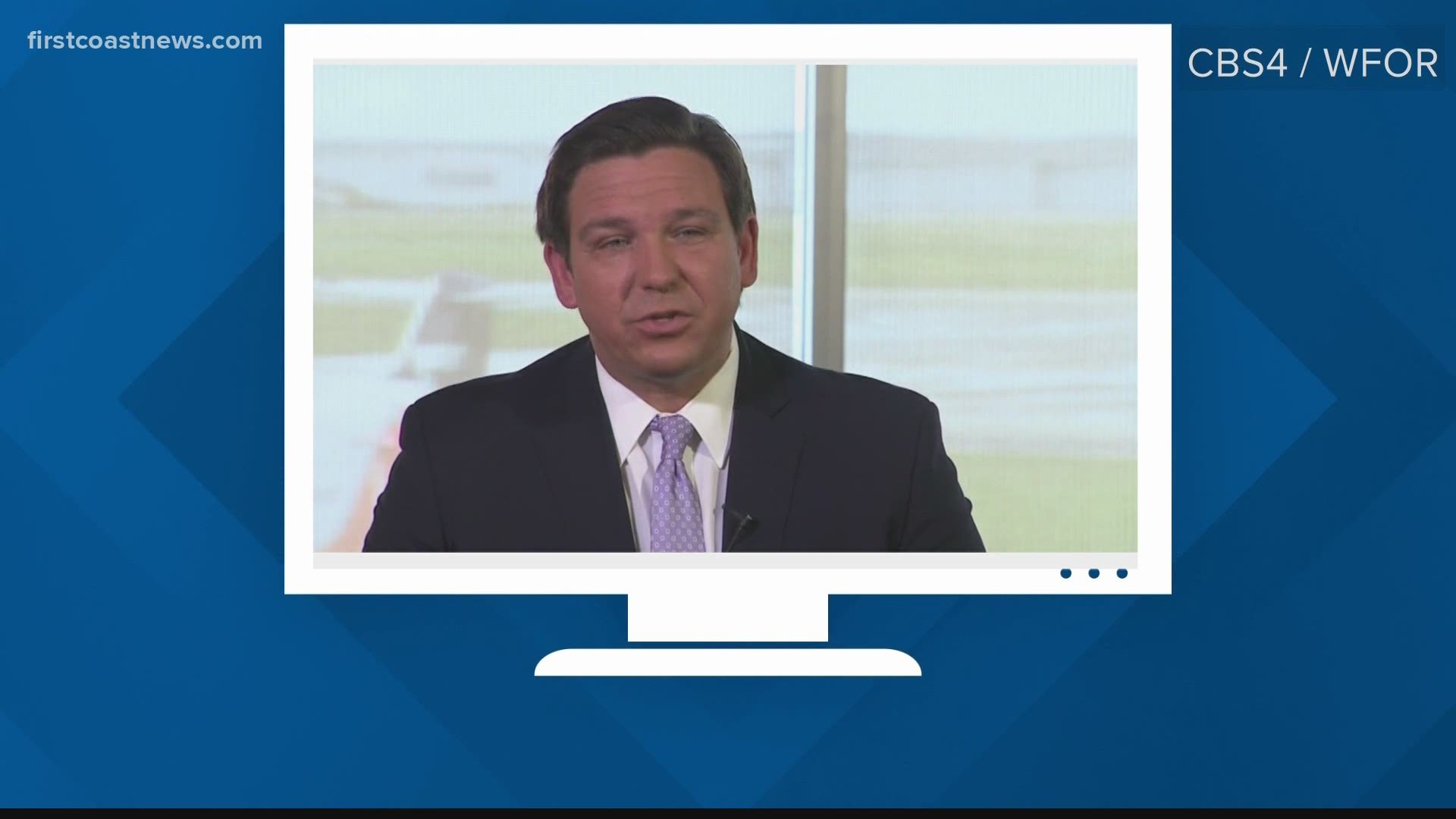 Gov. DeSantis was interviewed by a TV station in Miami and said the state's unemployment system was designed to pay out the "least number of claims."
