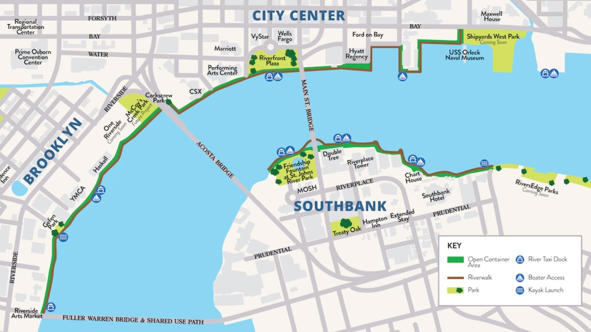What to know: New Jacksonville Riverwalk open container program ...