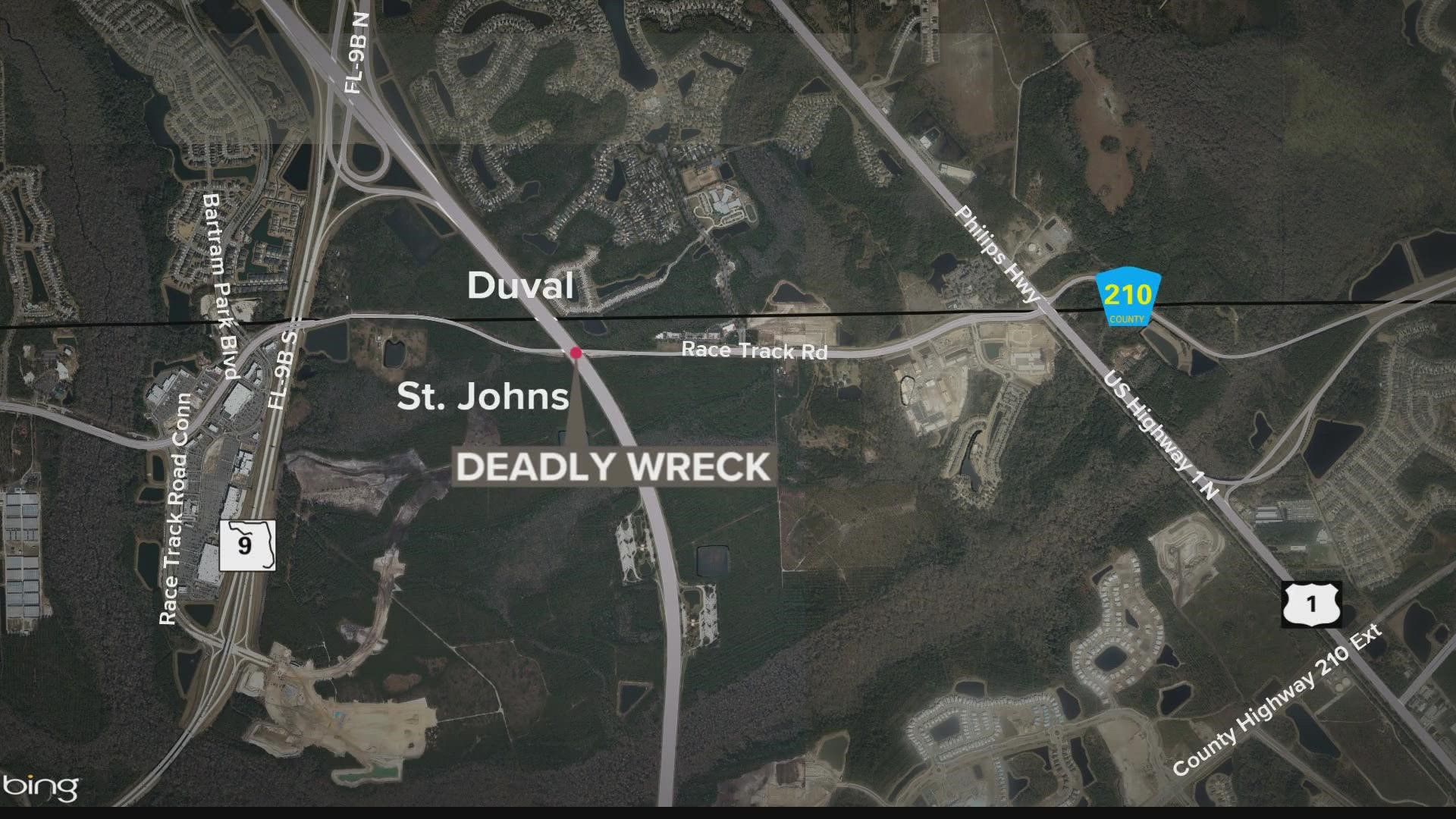 A 23-year-old Georgia man was killed early Sunday after being ejected from a Jeep and hit by another vehicle on I-95 near County Road 210.