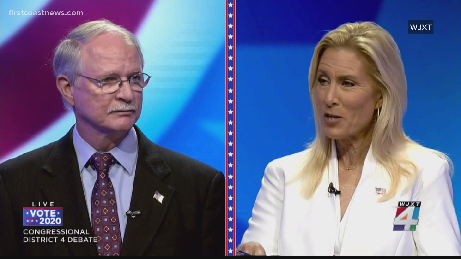 The two candidates running for the fourth congressional district seat in Florida faced off in their first and only debate.