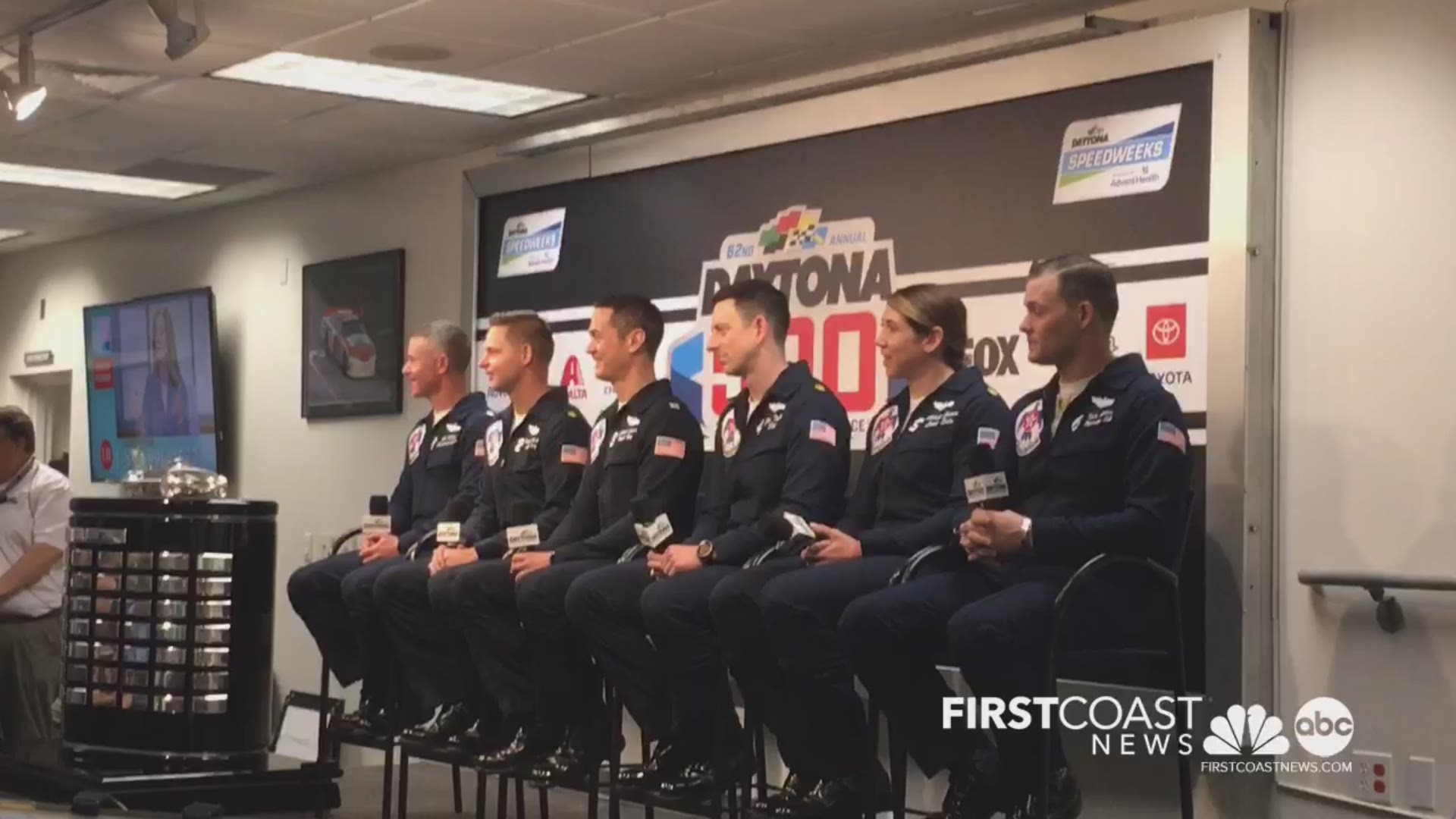 They're in town to assist with the Daytona 500 but the AF Thunderbirds hosted Jaguars QB Gardner Minshew a few weeks ago.