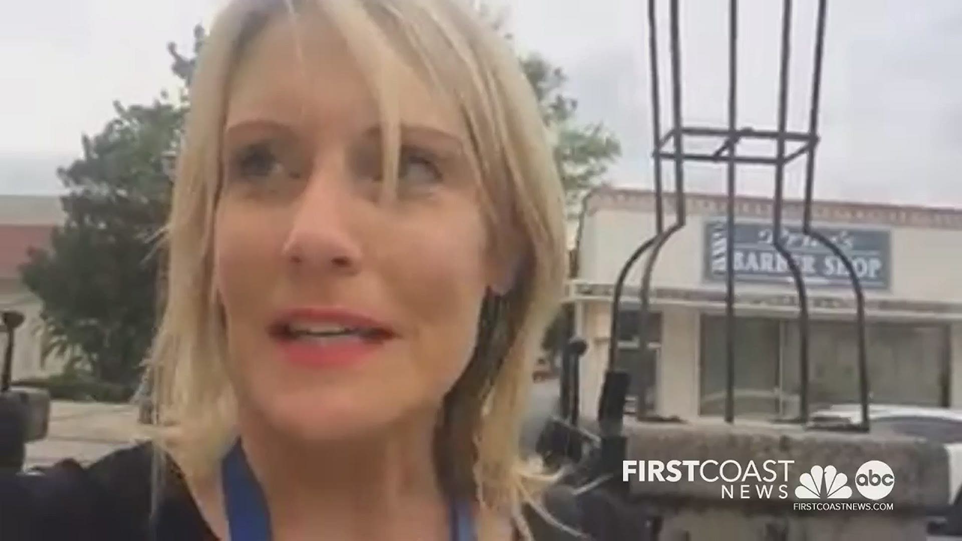 The empty streets of St. Augustine were a bit much for First Coast News Anchor Jessica Clark on Wednesday. The normally crowded streets were empty. "This is tough."