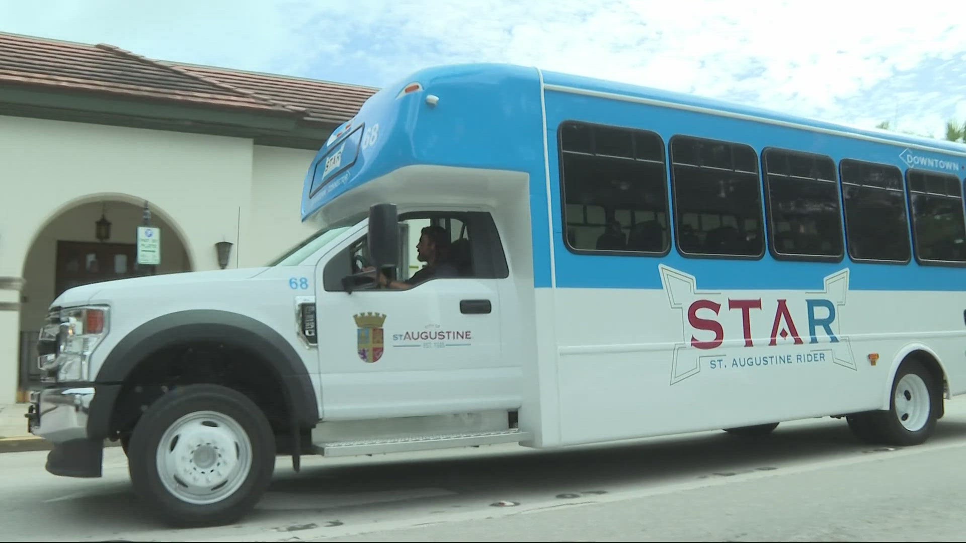 The shuttle operated from 10 a.m. to 10 p.m. daily.