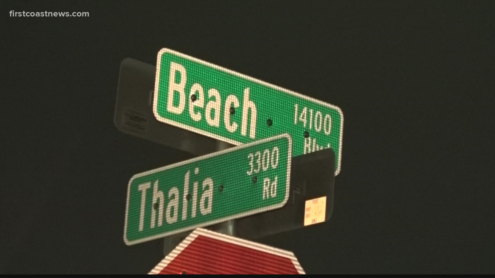 The crash happened in the 14000 of Beach Blvd. near Thalia Road at around 5:25 p.m.