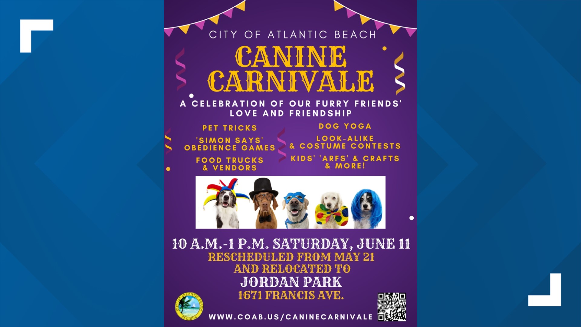 City of Atlantic Beach to hold inaugural Canine Carnivale