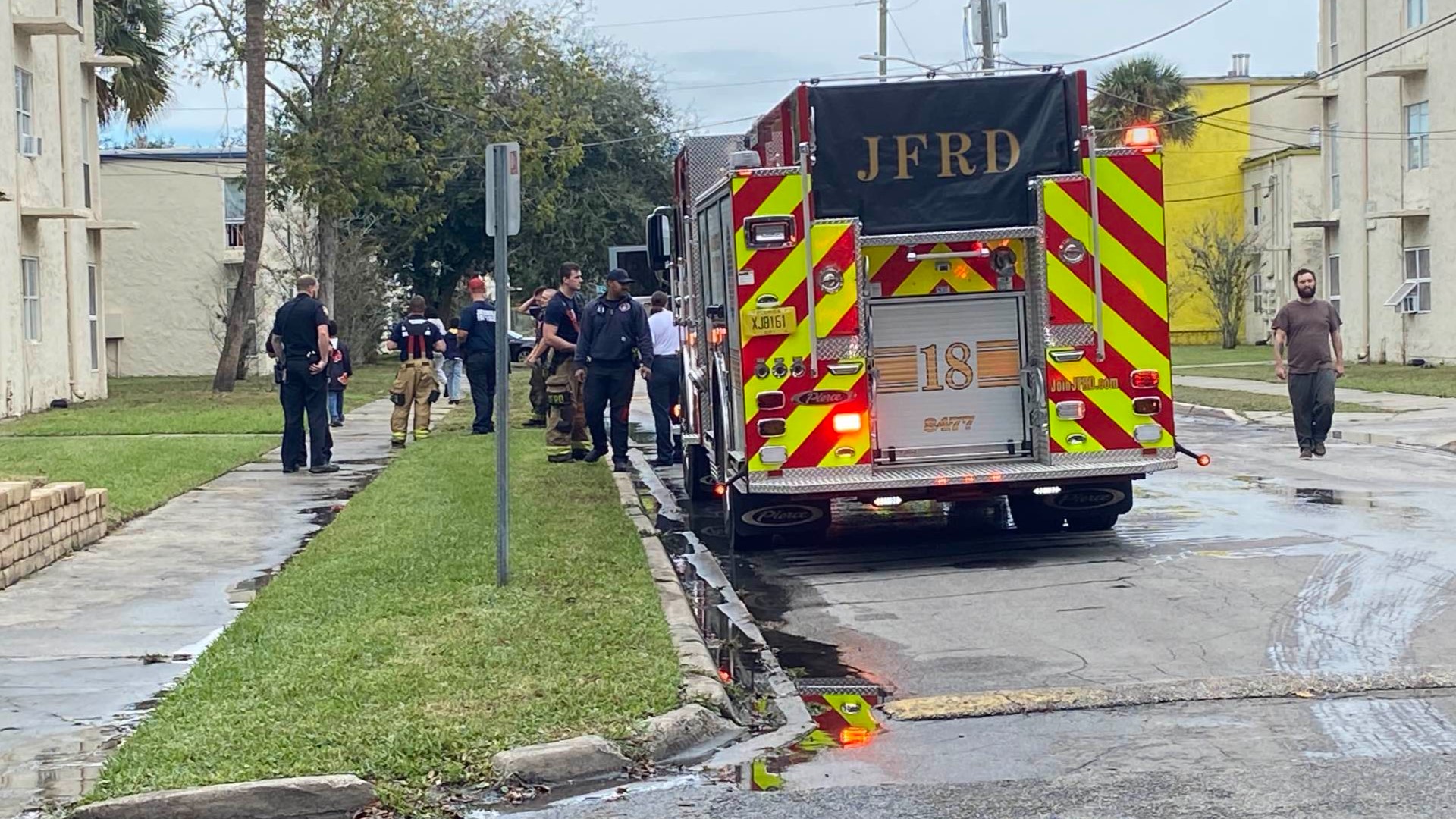 Heating pad fire at Cascade Apartments in Northwest Jacksonville